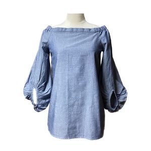 Azul by Moussy Balloon Arm Top - Size S